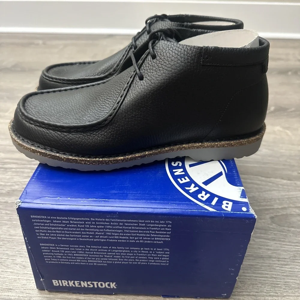 Birkenstock Delano Moc Toe Chukka Ankle Boots Tumbled Leather Mens 9 EU 42